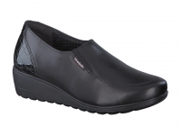 Chaussure mobils sandales modele bertrane bi-mat noir